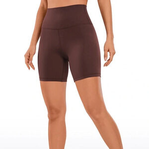CRZ Yoga Butterluxe 3 3/4” Shorts Taupe Brown Size XS
